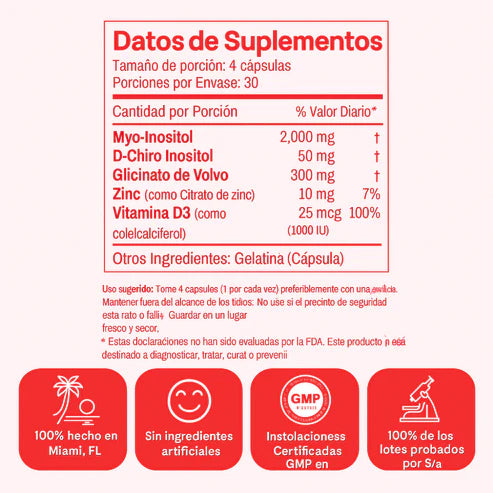 MYO INOSITOL | Complejos Vitamínicos para la Regulación Hormonal