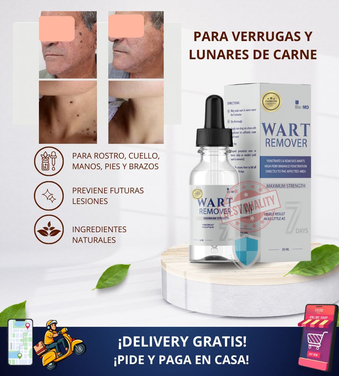 Wart Remover - Elimina las verrugas en 2 semanas