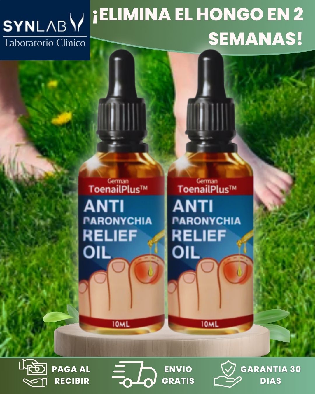 2X1 ToenailPlus® Tratamiento de hongos de uñas| Elimina Onicomicosis